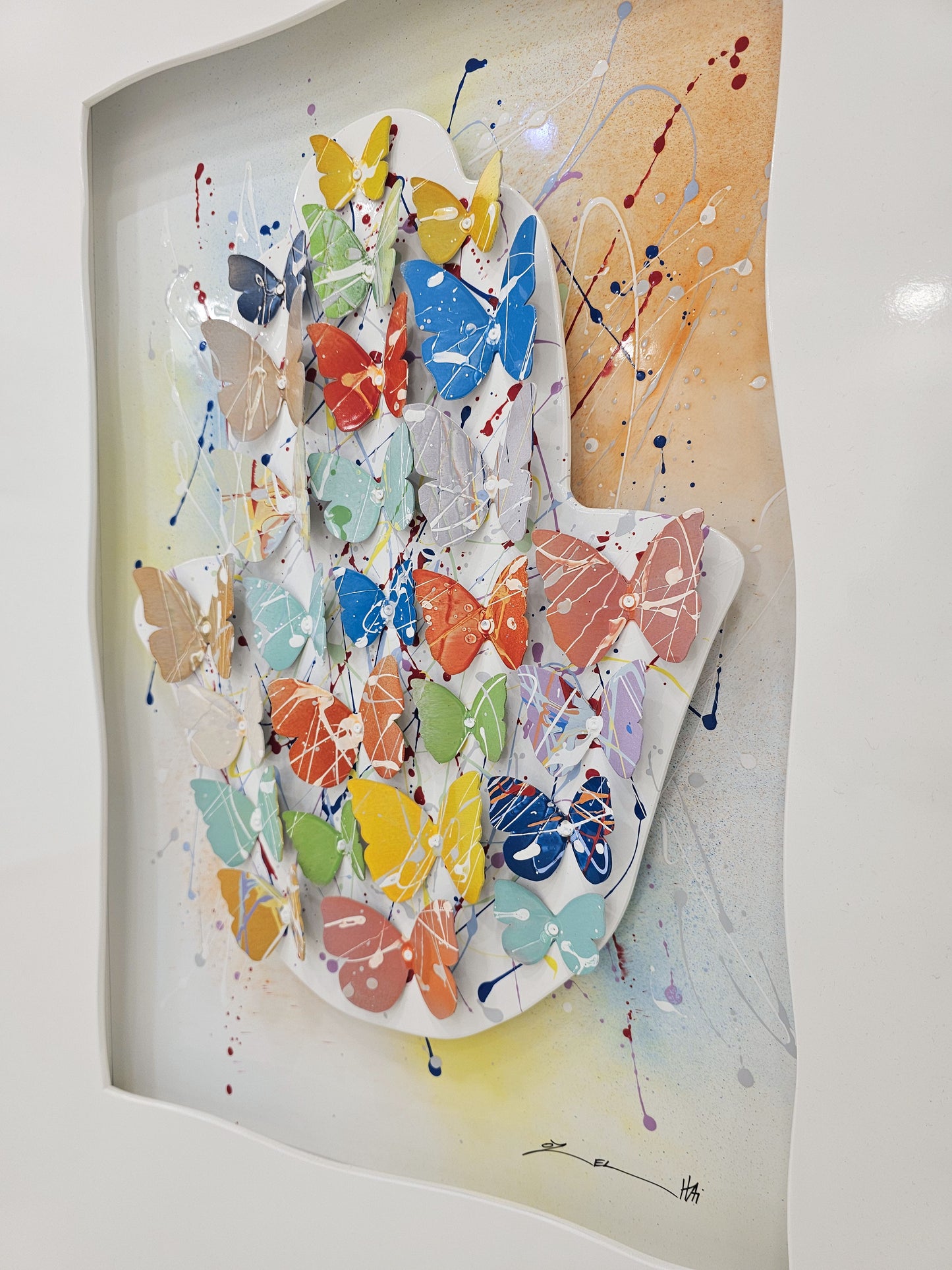 Colorful Framed Hamsa