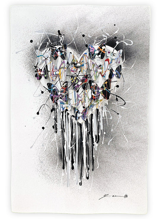 Dripping Black Heart