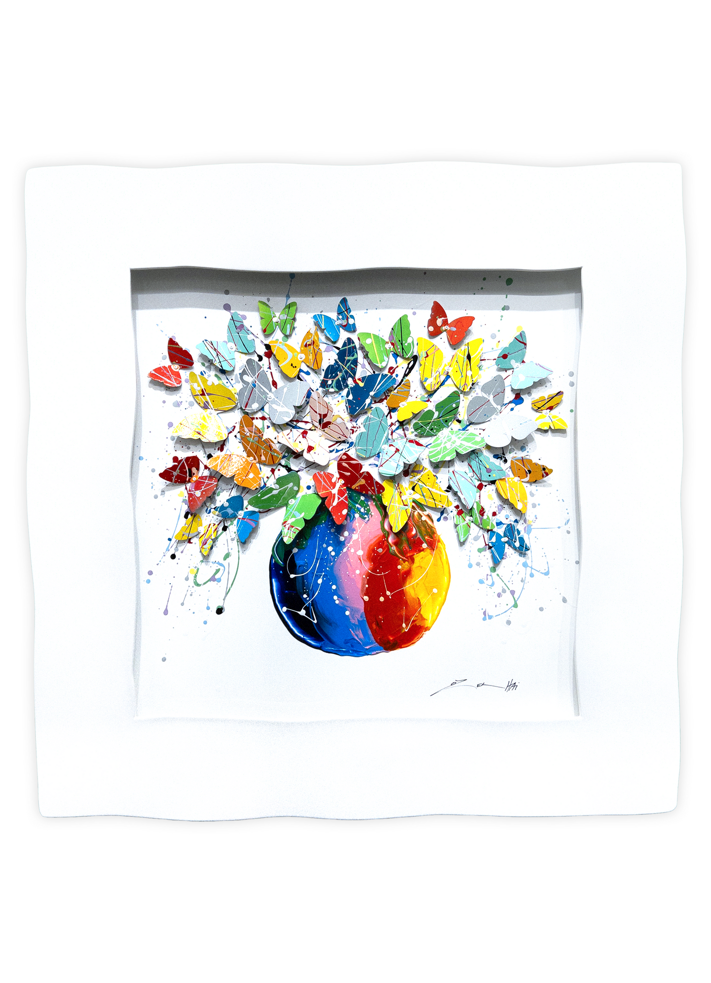 Framed Butterfly Bowl