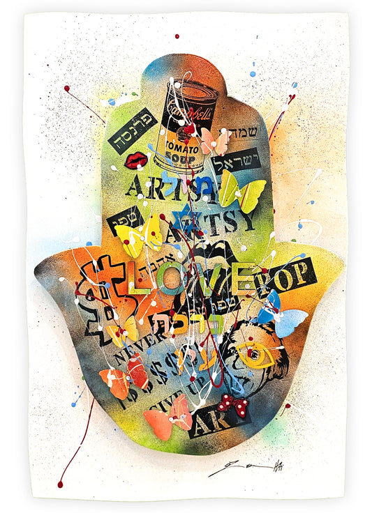 Pop Art Hamsa
