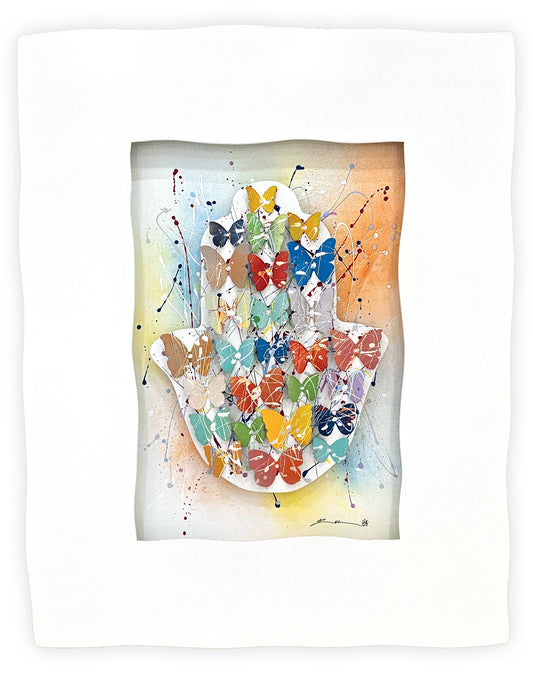 Colorful Framed Hamsa