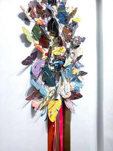 Left Side view of the Golden Roots artwork