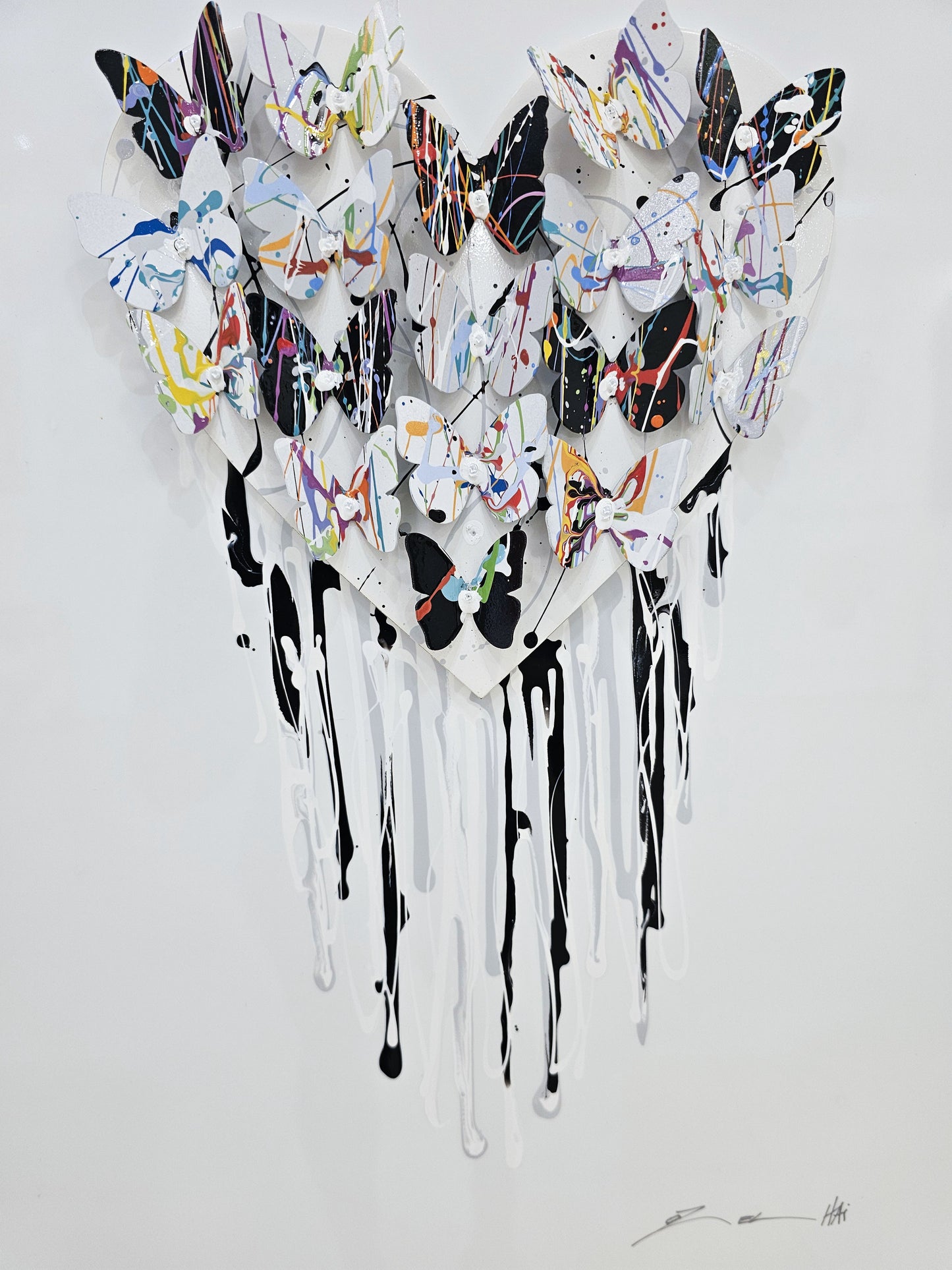 Dripping Black Heart