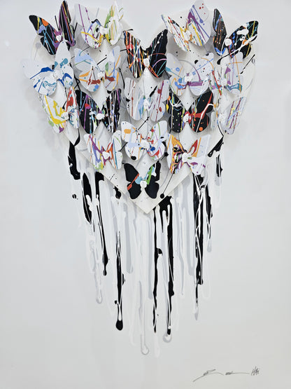 Dripping Black Heart