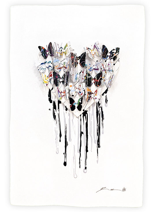 Dripping Black Heart